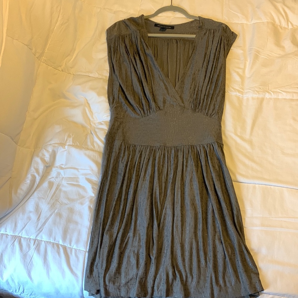 Gray shimmer dress